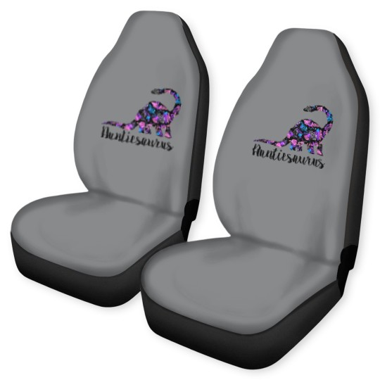 Discover Womens Auntiesaurus Car Seat Covers Funny Kids Gift for Aunt Cute Graphic Dinosaur Top