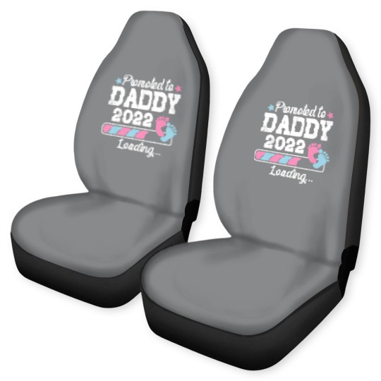 Discover Promoted To Daddy Funny Family With Cute Footprint Car Seat Covers