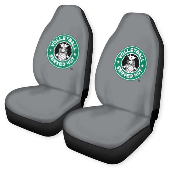 Discover Funny Volleyball Logo Design Car Seat Covers