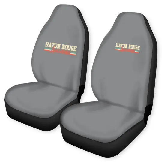 Discover Baton Rouge Louisiana Vintage Gift Car Seat Covers