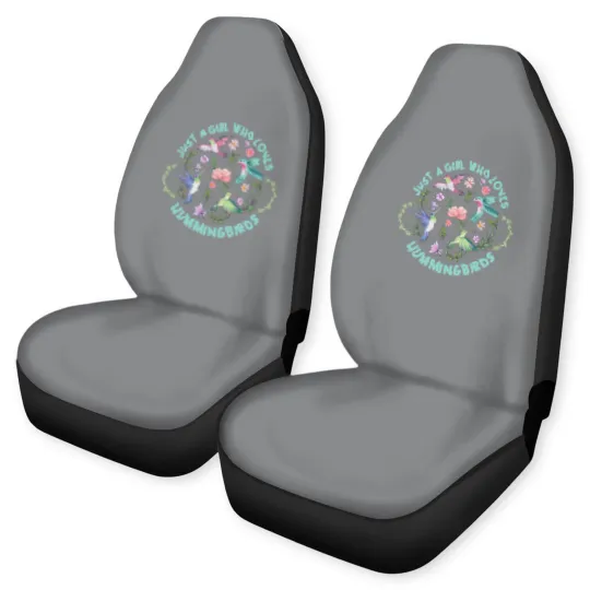 Discover Just A Girl Who Loves Hummingbirds Car Seat Covers
