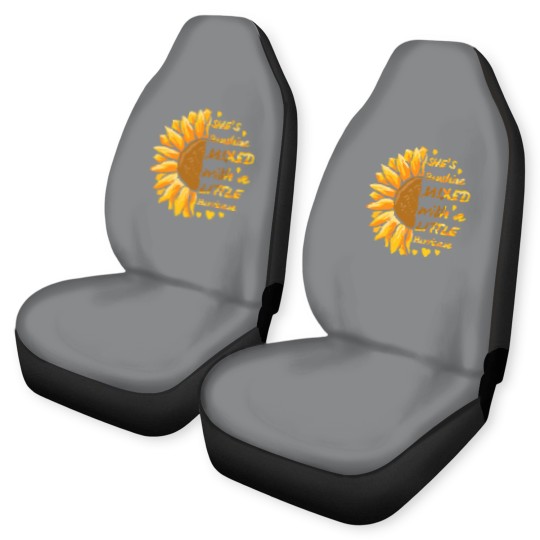 Discover She's Sunshine Mixed With A Littles Hurricane Sunflower Car Seat Covers
