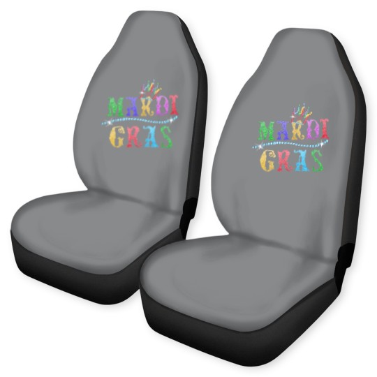 Discover Mardi Gras Crown Car Seat Covers - Funny Mardi Gras Costume Car Seat Covers