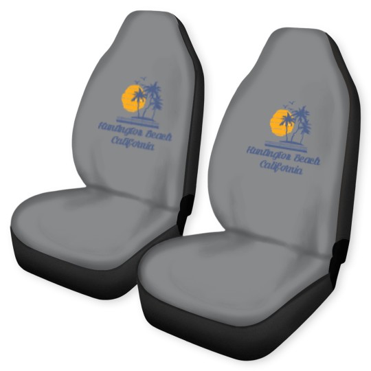 Discover Huntington Beach California Car Seat Covers CA Tourist Gifts Car Seat Covers