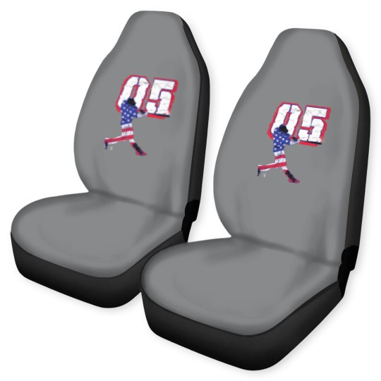 Discover Freddie Freeman Flag Silhouette Gameday Premium Car Seat Covers