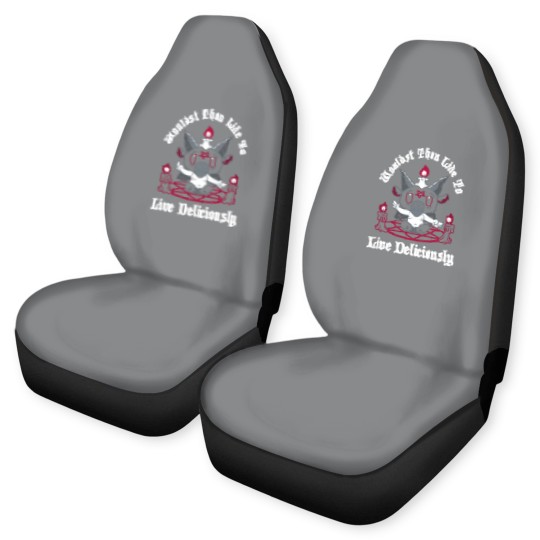 Discover Live Deliciously - Creepy Cute - Satanic Goat - Occult - Witch - Satan - Car Seat Covers