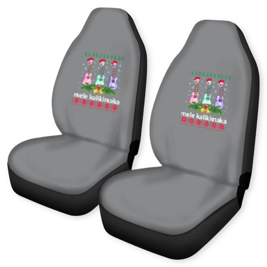 Discover Mele Kalikimaka Car Seat Covers Ukulele Guitar Hawaii Christmas Car Seat Covers
