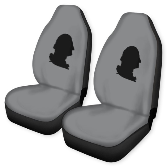 Discover George Washington silhouette Car Seat Covers