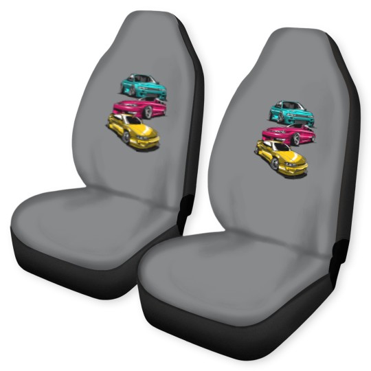 Discover JDM Legend Retro Gaming Racecar Tuning Car Car Seat Covers
