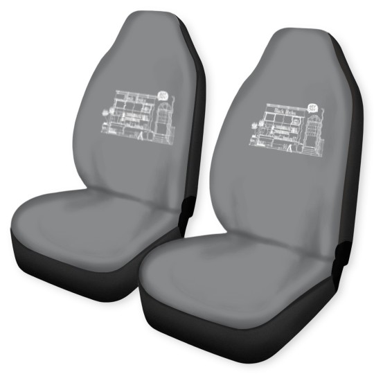 Discover Get Out! - Black Books - Car Seat Covers