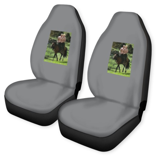 Discover Trump Putin Meme Car Seat Covers Russian Putin Riding A Horse With Donald Trump Meme