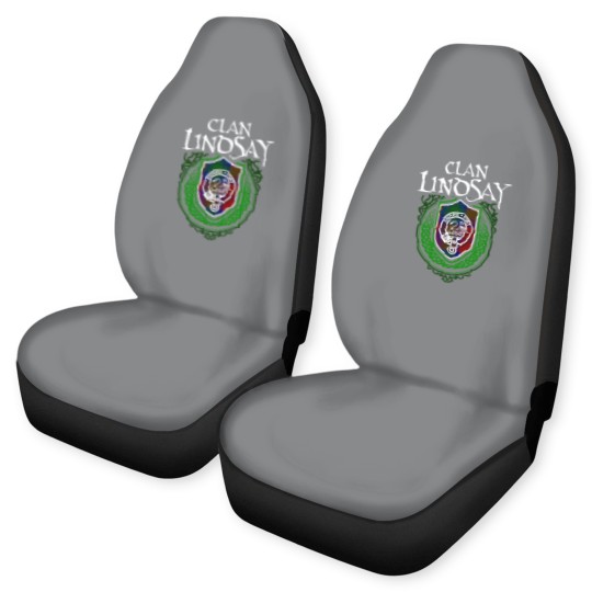 Discover Lindsay Surname Scottish Clan Tartan Crest Badge Car Seat Covers