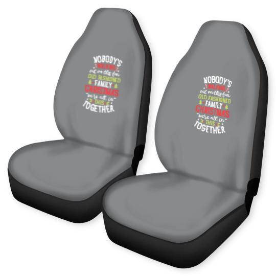 Discover Nobody's Walking Out On This Fun Old Family Christmas Xmas Car Seat Covers