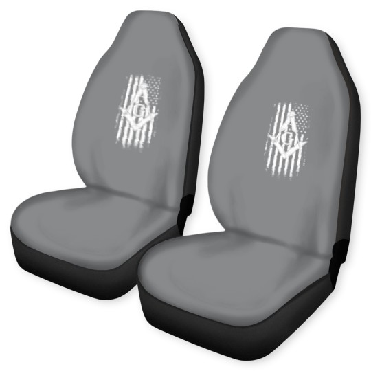 Discover Masonic American Flag Square And Compass Freemason Car Seat Covers
