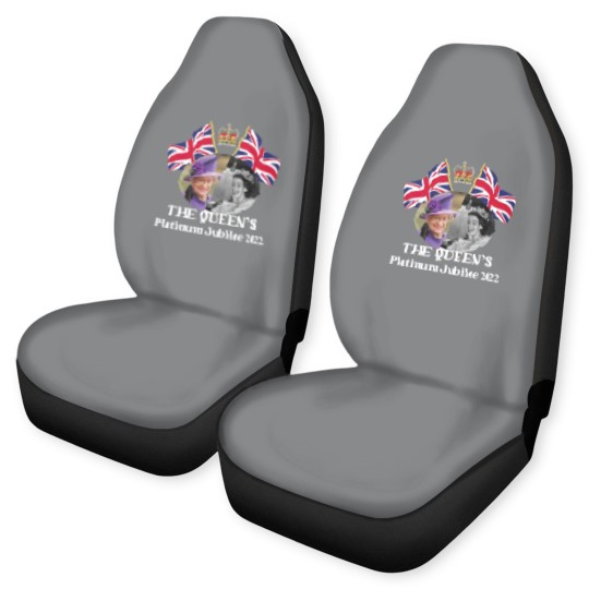 Discover Queen Elizabeth II Platinum Jubilee 2022 CELIBRATION  Emblem Car Seat Covers  Union Jack Car Seat Covers The Queen's Car Seat Covers
