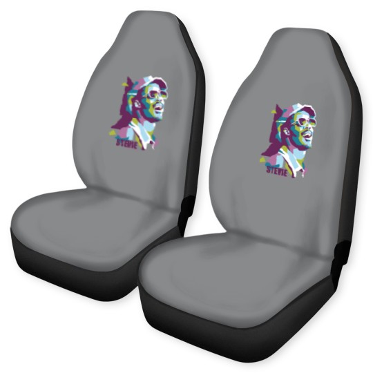 Discover Stevie Wonder Popart - Stevie Wonder - Car Seat Covers
