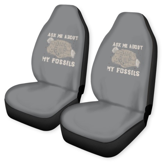 Discover Fossil Collector | Paleontologist Fossil Dino Gift Car Seat Covers