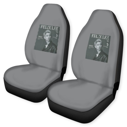 Discover Felix Lee Stray Kids Car Seat Covers, B&W Stray Kids Graphic Car Seat Covers, Felix Lee Stray Kids Kpop Car Seat Covers
