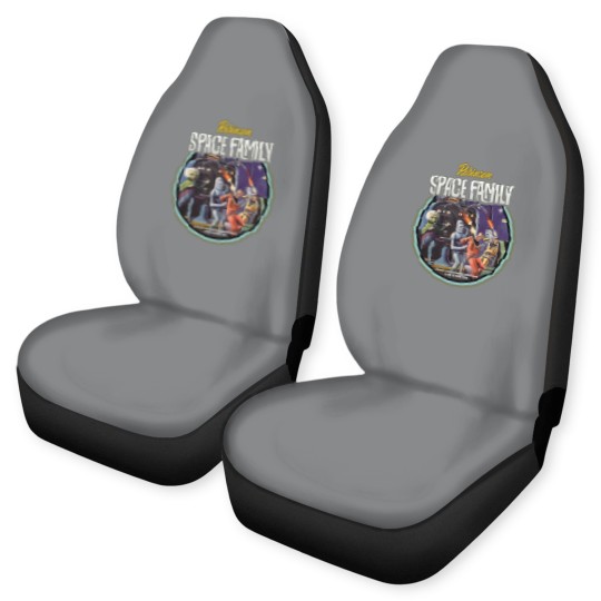 Discover 1960s Space Family - Vintage Sci Fi - Car Seat Covers