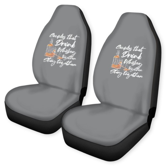 Discover Whiskey Couple Matching Car Seat Covers