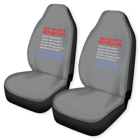 Discover Not Republican Car Seat Covers
