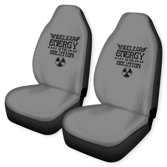 Discover Nuclear energy is the solution Atomic Fusion Clean Car Seat Covers