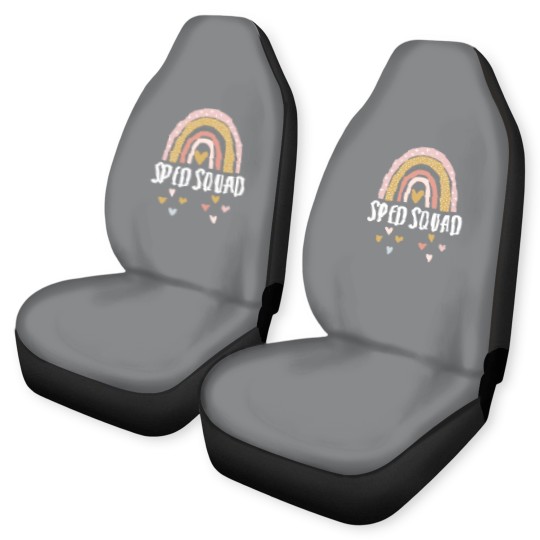 Discover Sped Squad Special Education Teacher Sped Ed Graph Car Seat Covers