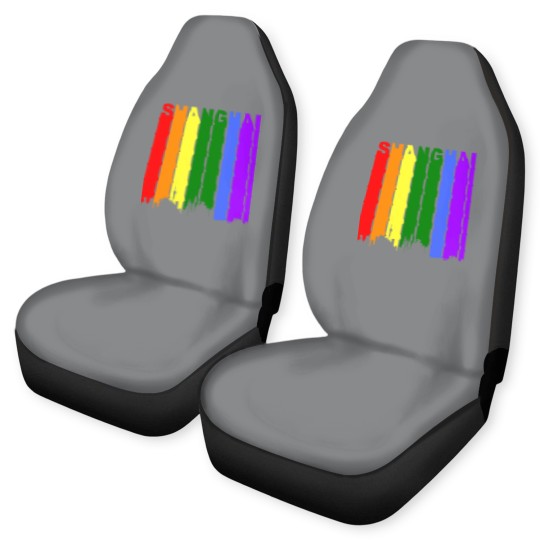 Discover Shanghai China Rainbow LGBT Gay Pride Car Seat Covers