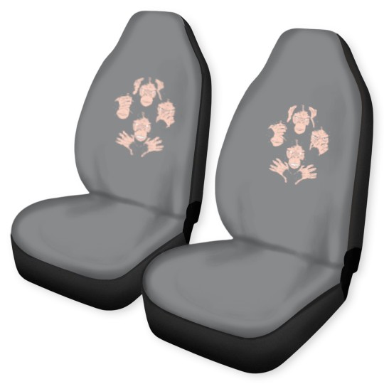 Discover Monkey Cover Face Awesome Gorilla Queen Band Car Seat Covers