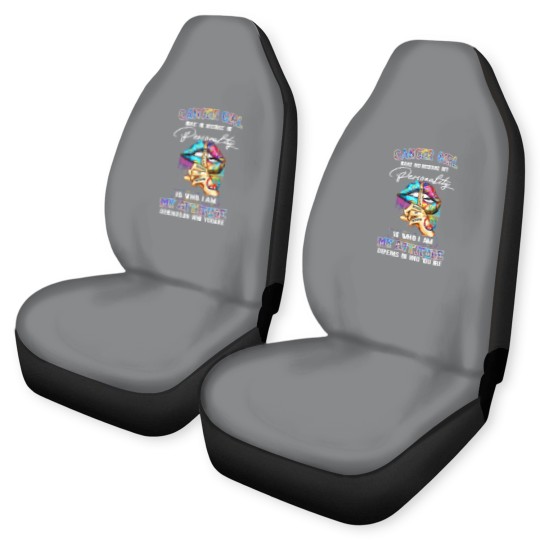 Discover Cancer Girl Make No Mistake My Personality - Zodiac Gift Birthday Gift - Car Seat Covers