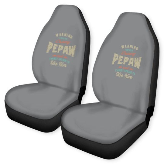 Discover Crazy Pepaw Car Seat Covers