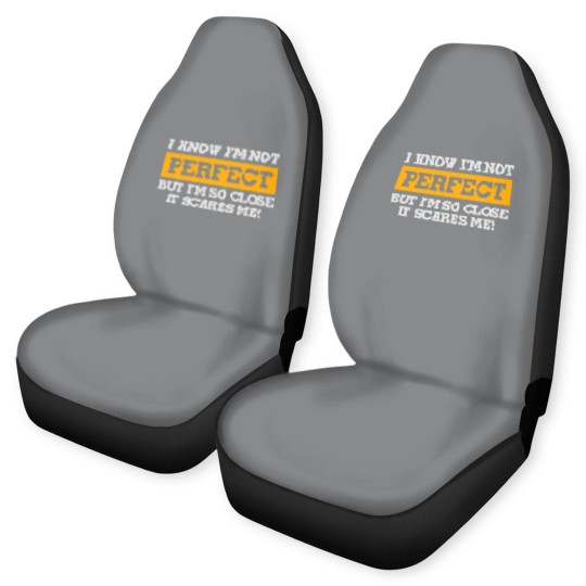 Discover I'm Not Perfect. But I'm So Close It Scares Me! Car Seat Covers