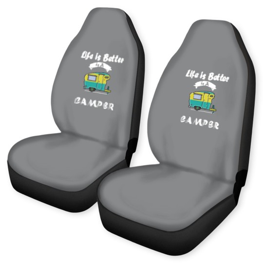 Discover Happy Life in Camper - camping Car Seat Covers