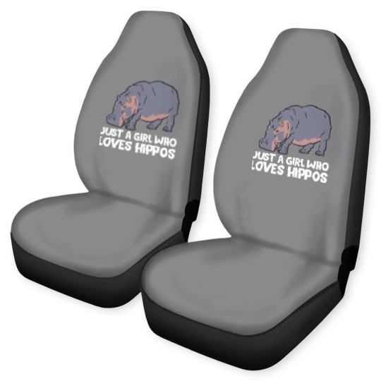 Discover Hippo Girl Just a Girl Who Loves Hippos Car Seat Covers