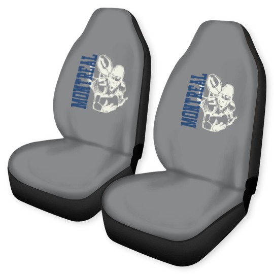 Discover Montreal Football with Player Graphic - Montreal Football - Car Seat Covers