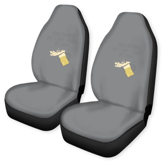 Discover Run with Beer Car Seat Covers