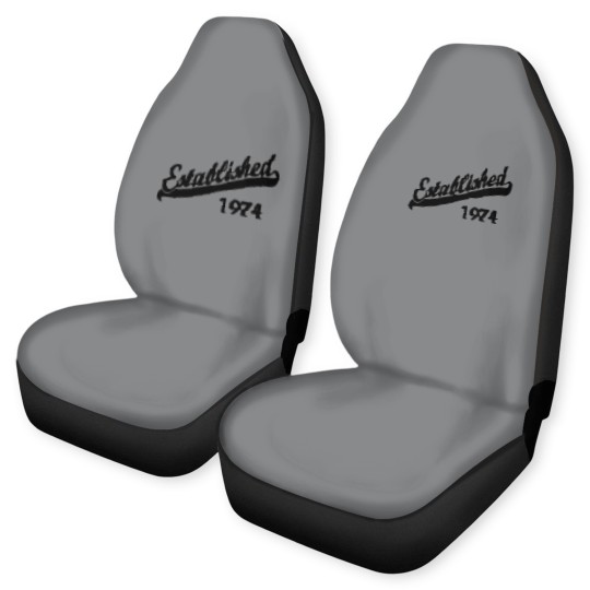 Discover Established 1974 Car Seat Covers