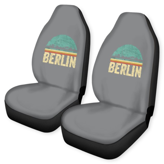 Discover Vintage 80s Retro Berlin Souvenir Skyline Berlin Car Seat Covers