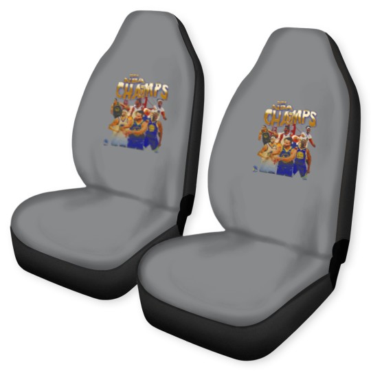 Discover Warriors 2022 Champs Bootleg Car Seat Covers PNG, Vintage 90s Bootleg Car Seat Covers Design