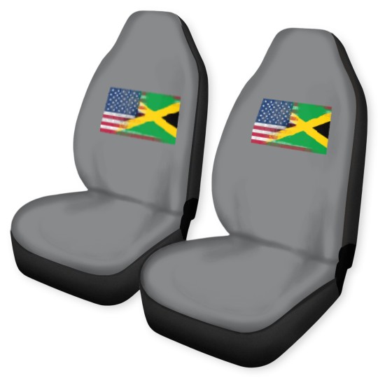 Discover Jamaican American Half Jamaica Half America Flag Car Seat Covers
