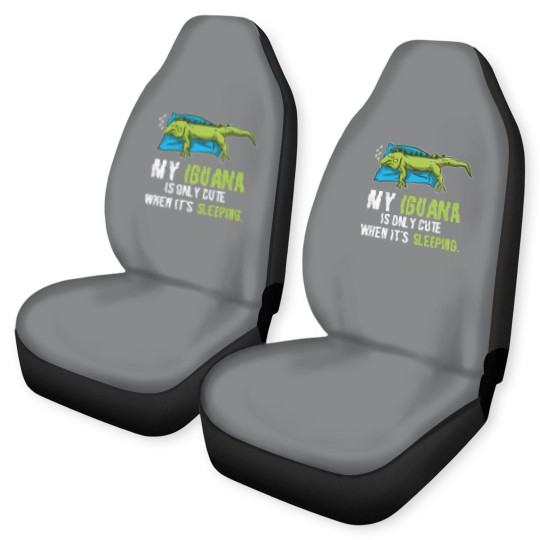 Discover Lazy Pet Reptile Lizard Animal Sleeping Iguana Car Seat Covers