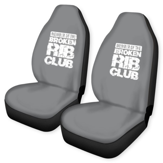 Discover Broken Rib Club Member - Injured Bones and Ribs Car Seat Covers