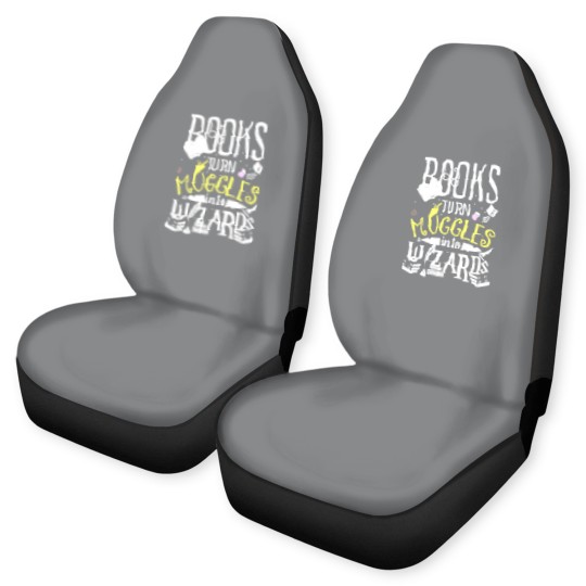 Discover Books turn Muggles into Wizards Car Seat Covers