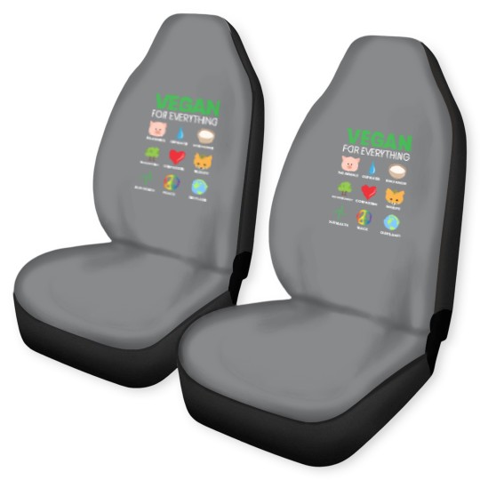 Discover Vegan for Everything Veganism Vegan Nutrition Car Seat Covers