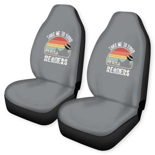 Discover Take Me To Your Readers English Teacher Car Seat Covers