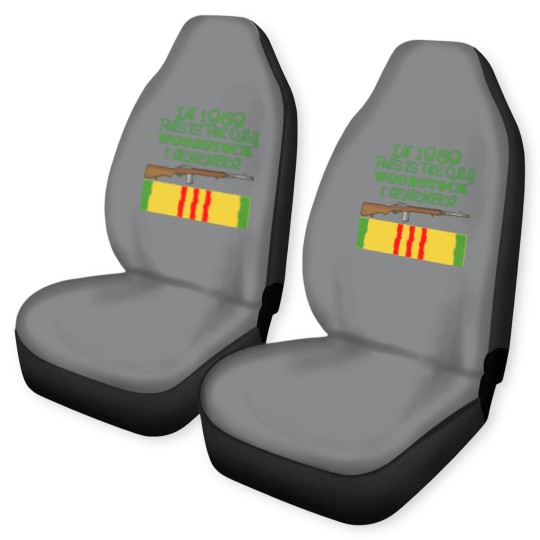 Discover In 1969 The Only Woodstock I Remember Vietnam Car Seat Covers