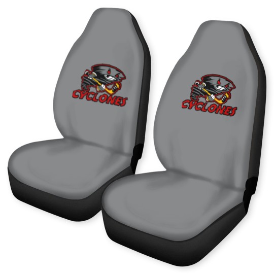 Discover Cyclones Hockey Logo - Cyclones Hockey - Car Seat Covers