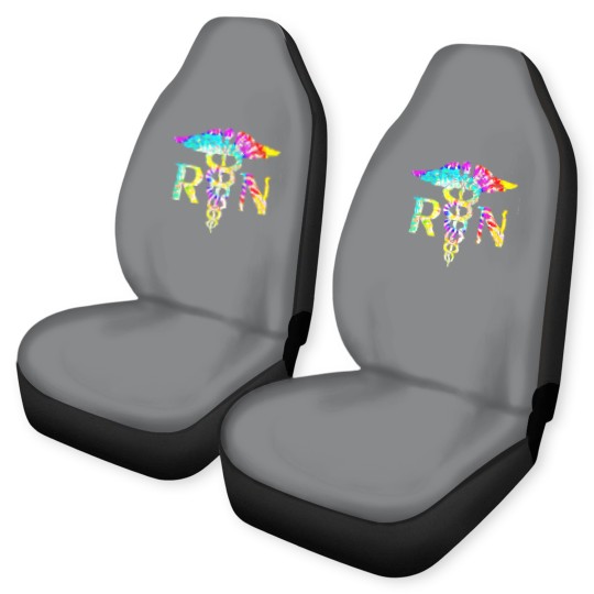 Discover Lovely Rn Registered Nurse Tie Dye Lovely Rn Registered Nurse Tie Dye Car Seat Covers