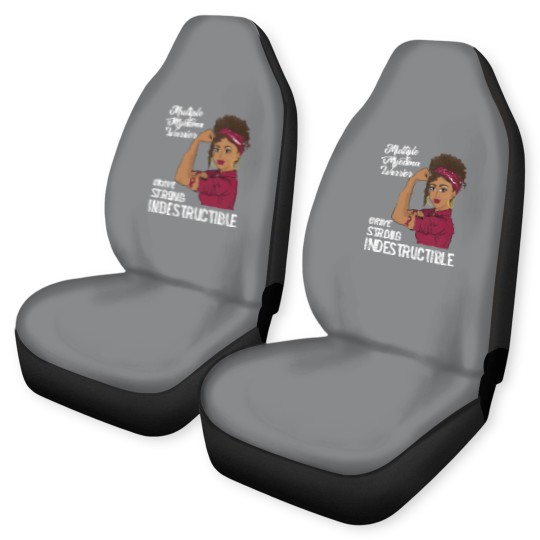 Discover Multiple Myeloma Warrior Indestructible Black Girl Awareness - Multiple Myeloma - Car Seat Covers