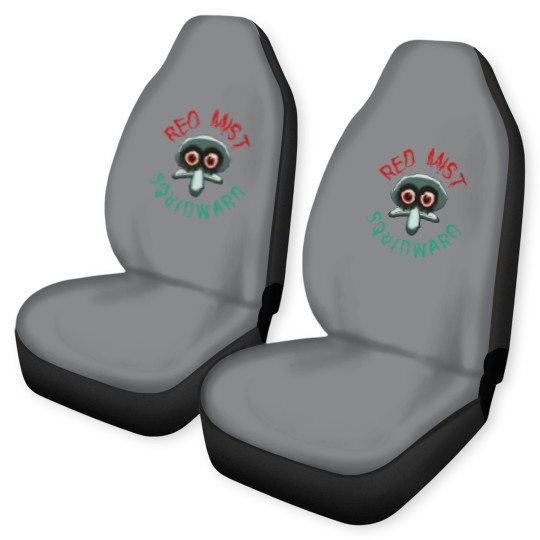 Discover Red Mist Squidward - Scary - Car Seat Covers